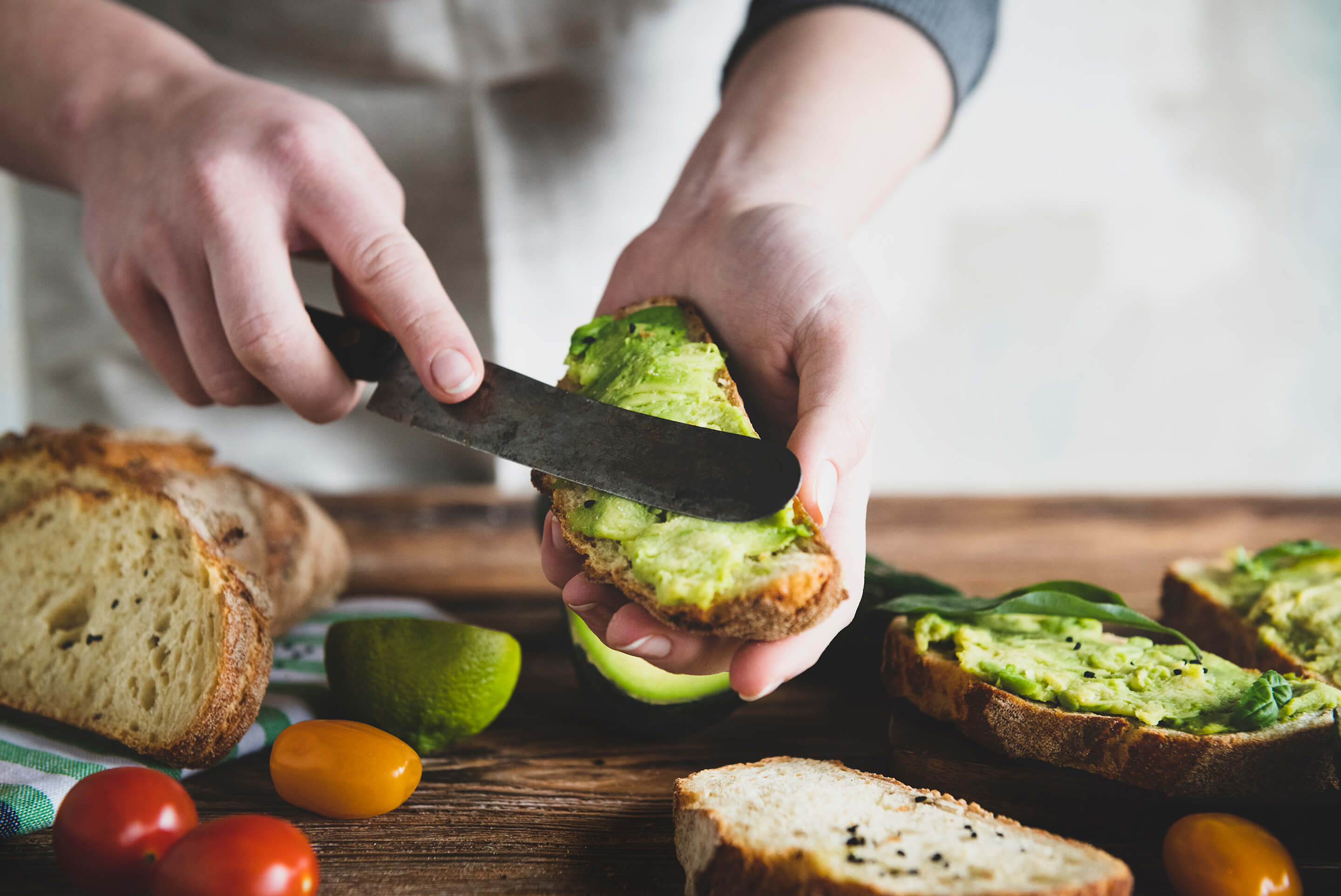 toast à l'avocat