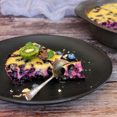 Clafoutis aux bleuets