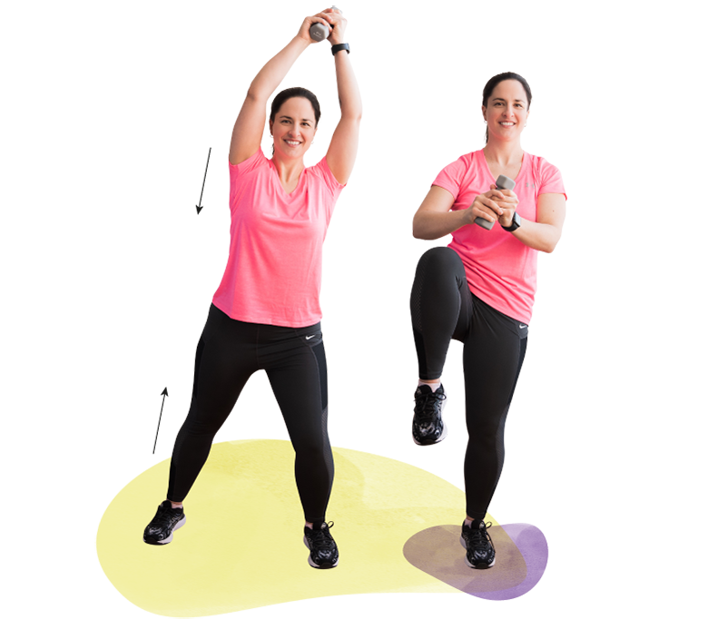 Crunch debout pour les abdominaux