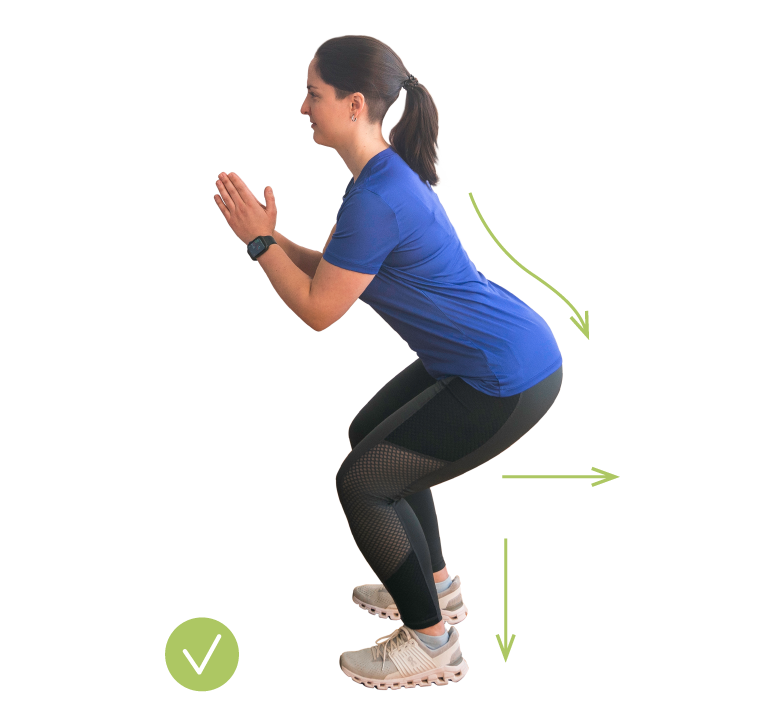 Squat bonne position